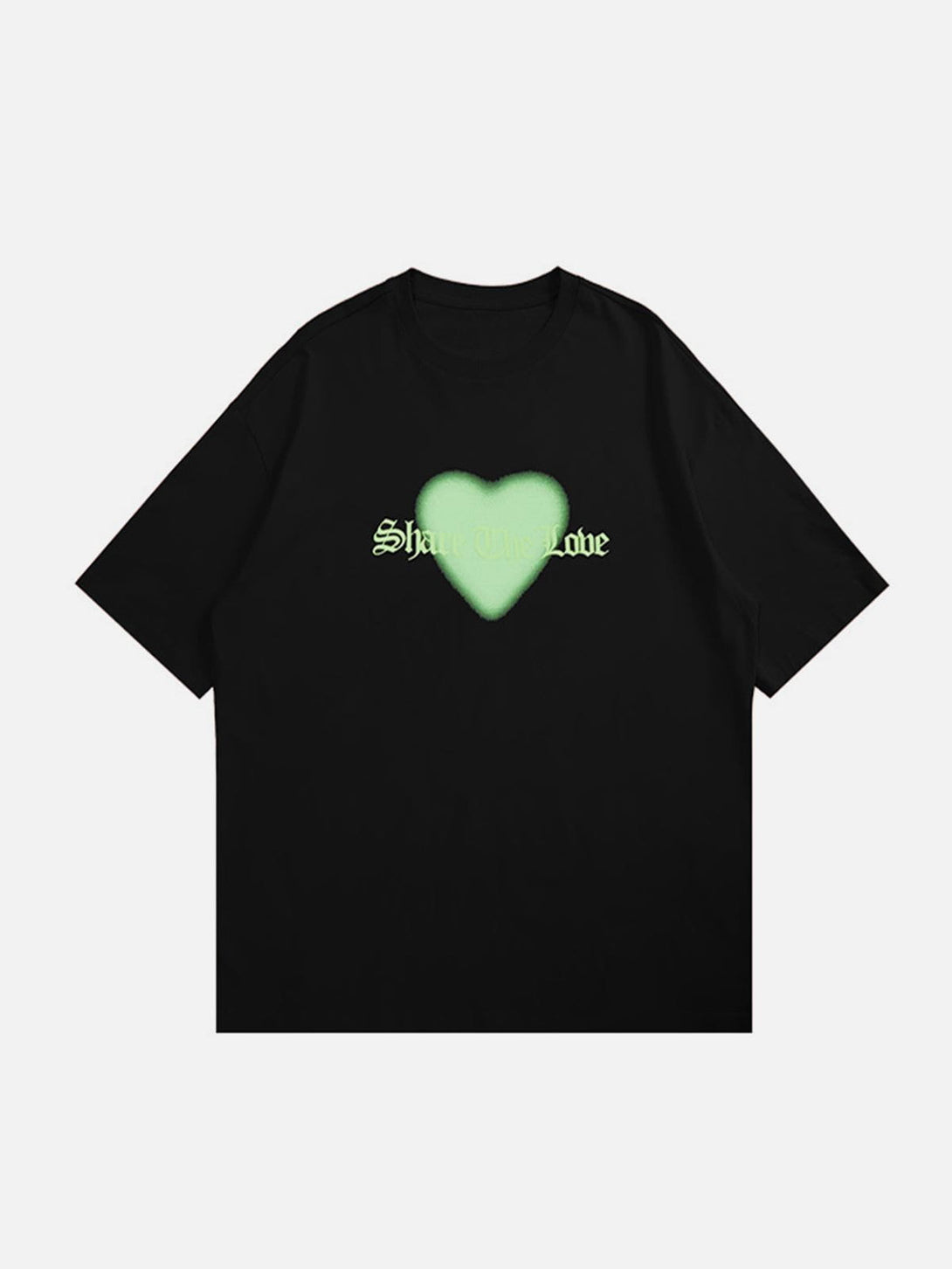 AlanBalen® - Heart Print Cotton Tee AlanBalen