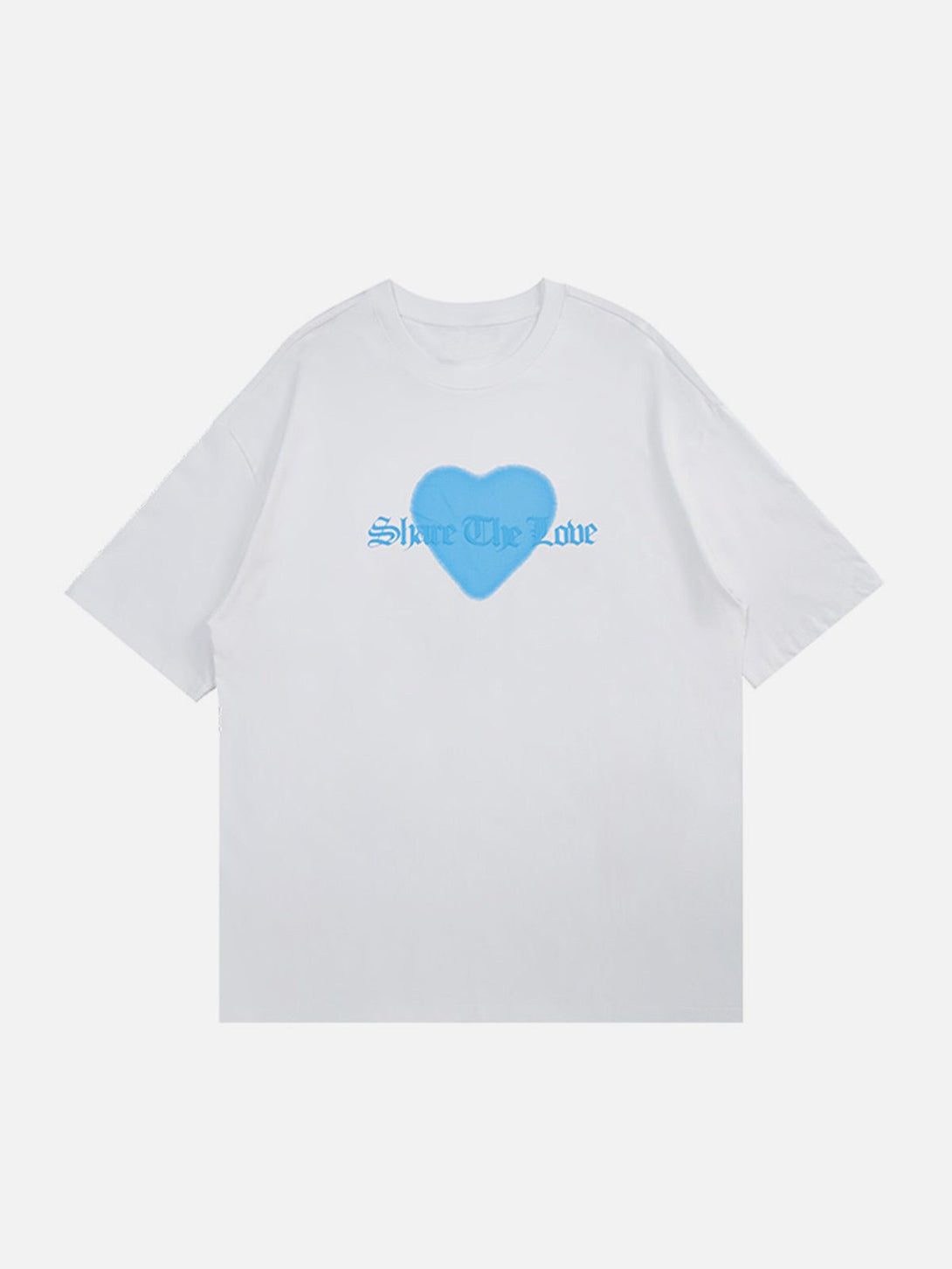 AlanBalen® - Heart Print Cotton Tee AlanBalen