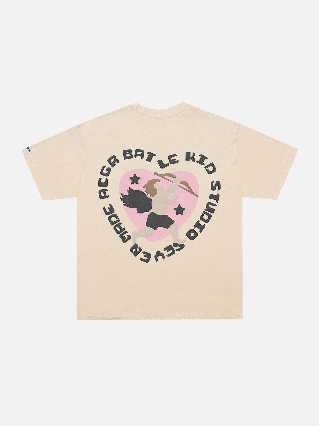 AlanBalen® - Heart-shaped Cupid Print Tee AlanBalen