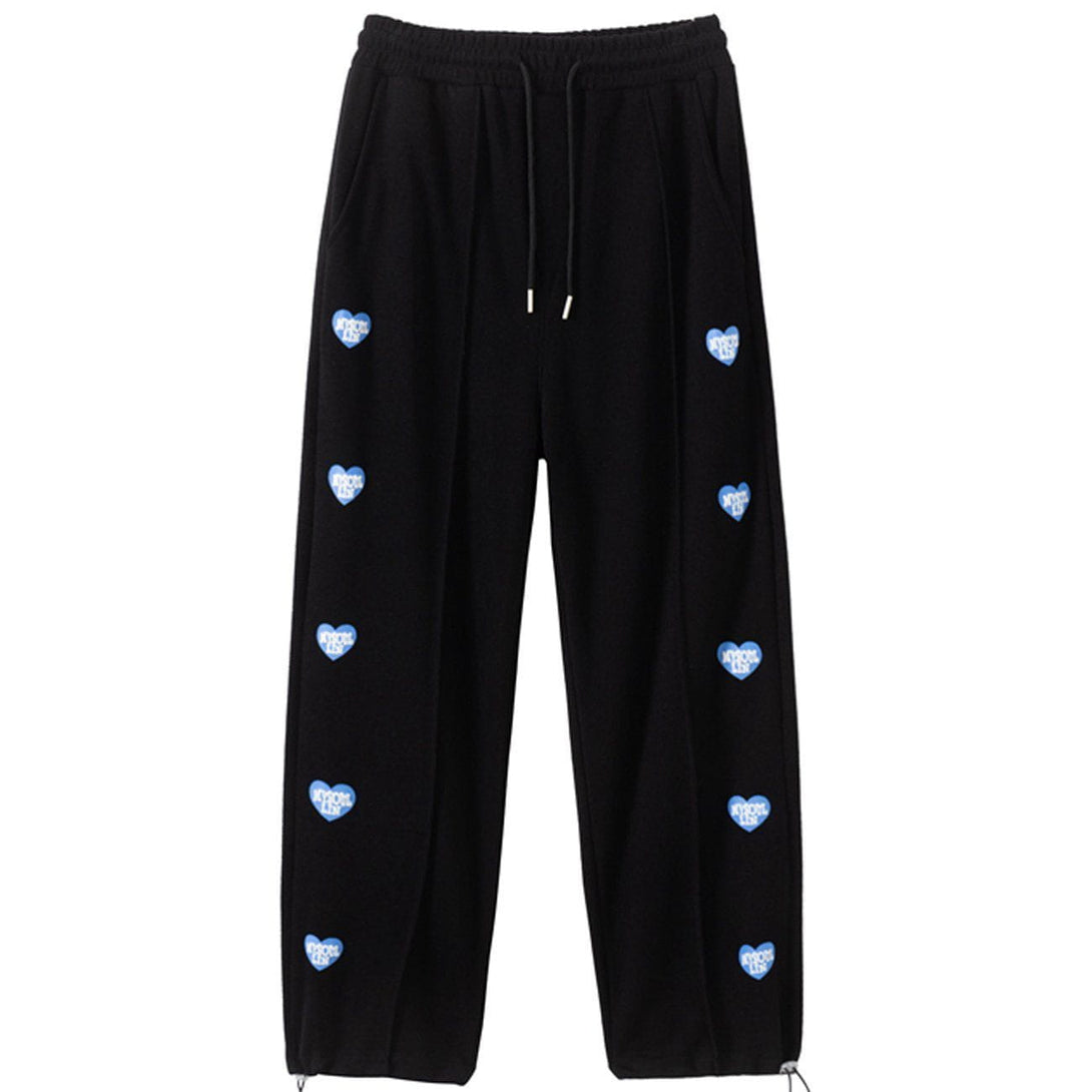 AlanBalen® - Heart-shaped Drawstring Sweatpants AlanBalen