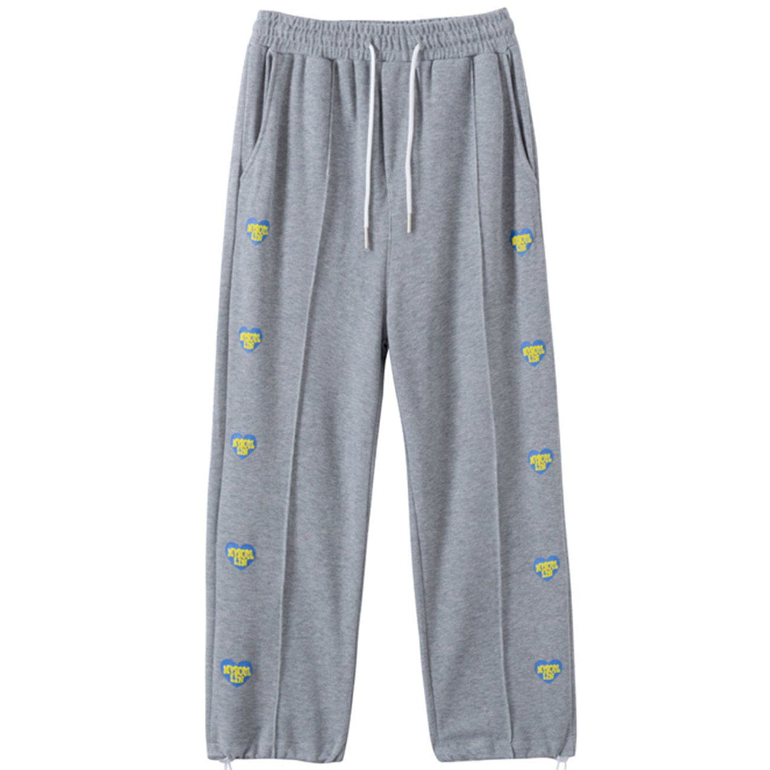 AlanBalen® - Heart-shaped Drawstring Sweatpants AlanBalen