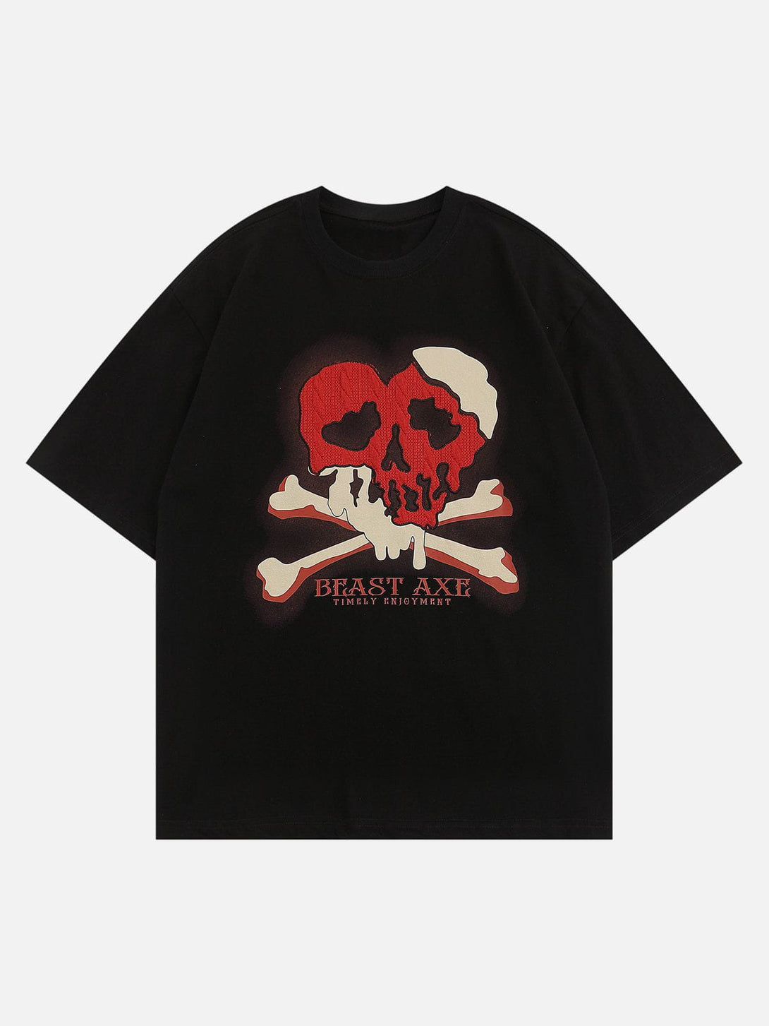 AlanBalen® - Heartbreak Skull Print Tee AlanBalen