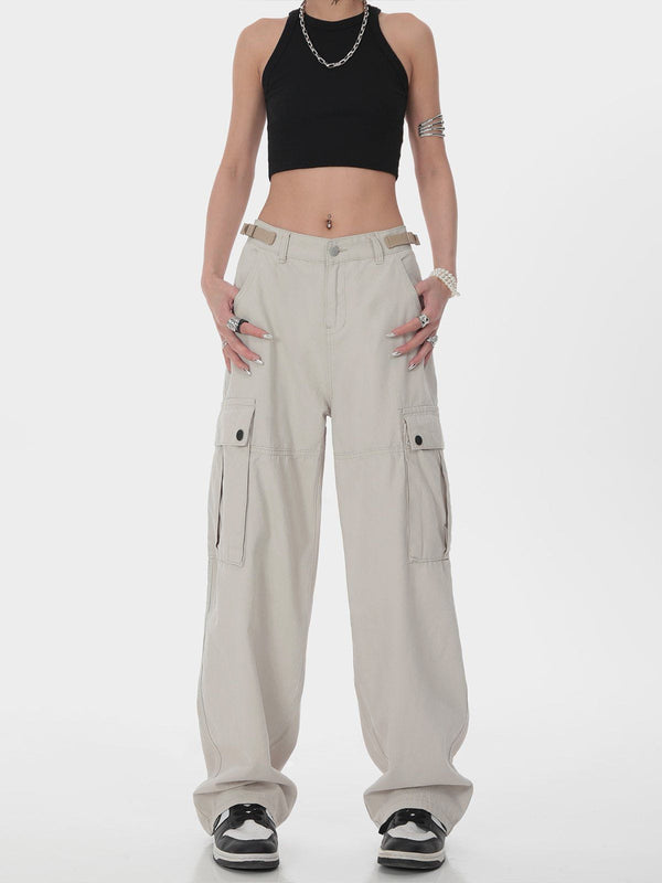 AlanBalen® - Hip Hop Straight Cargo Pants AlanBalen