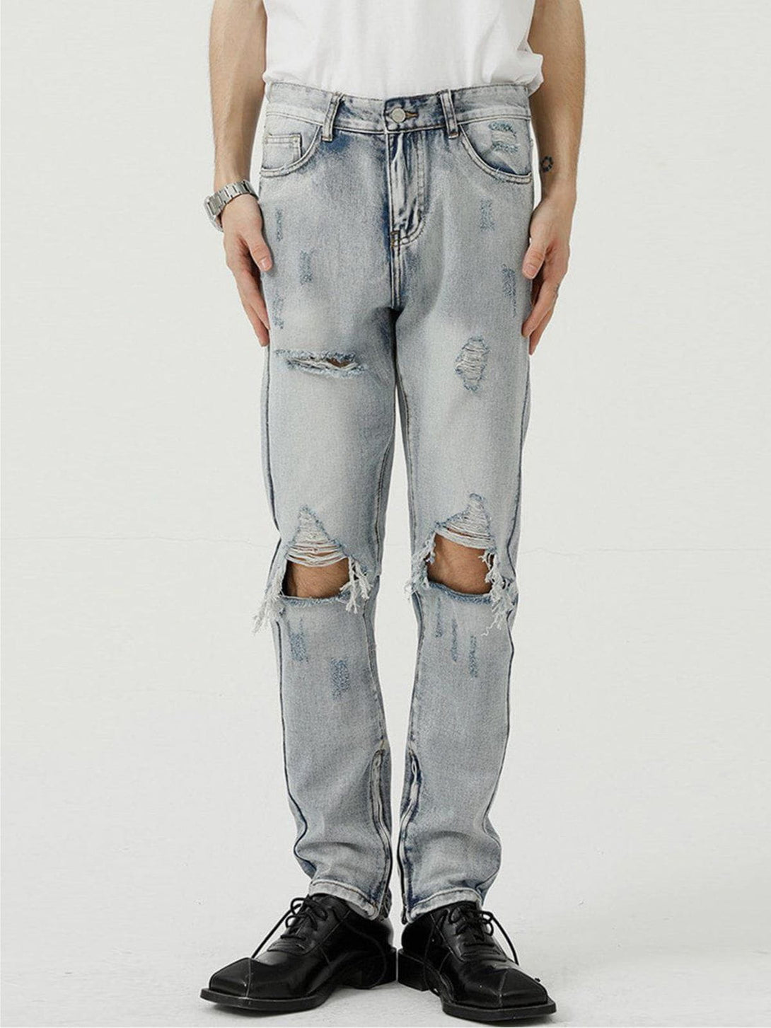AlanBalen® - Hole Design Jeans AlanBalen