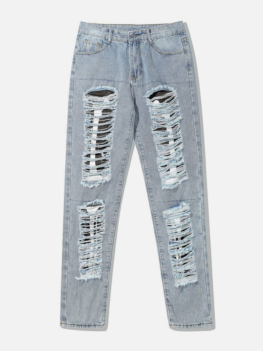 AlanBalen® - Holes To Hide Bones Jeans AlanBalen