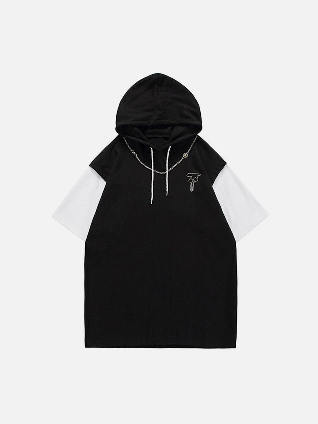 AlanBalen® - Hooded Detachable Necklace Tee AlanBalen