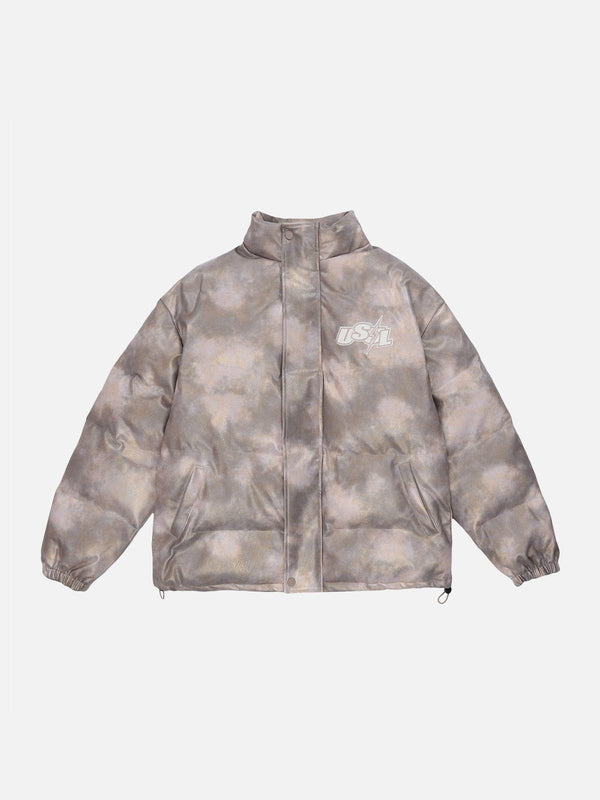 AlanBalen® - Inkjet Distressed Winter Coat AlanBalen