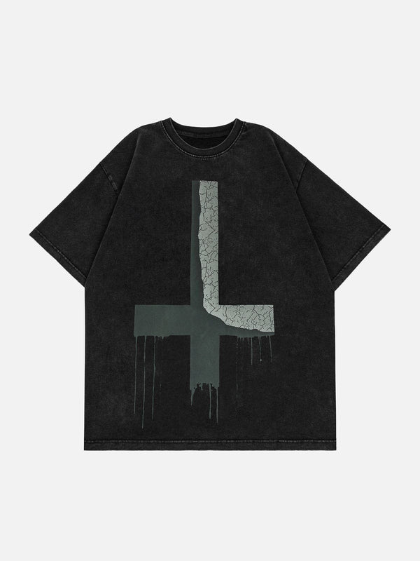 AlanBalen® - Inverted Cross Print Tee AlanBalen