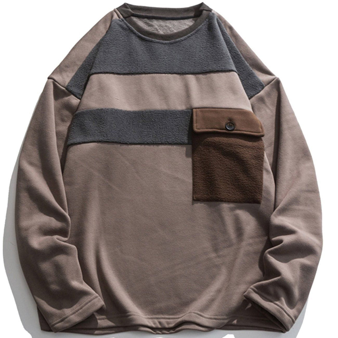 AlanBalen® - Irregular Stitching Sweatshirt AlanBalen