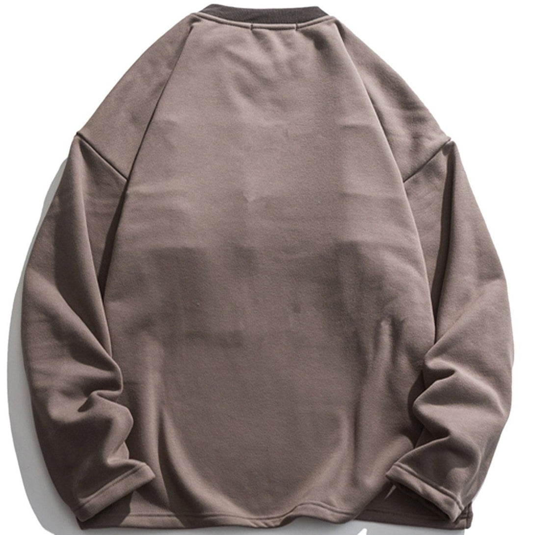 AlanBalen® - Irregular Stitching Sweatshirt AlanBalen