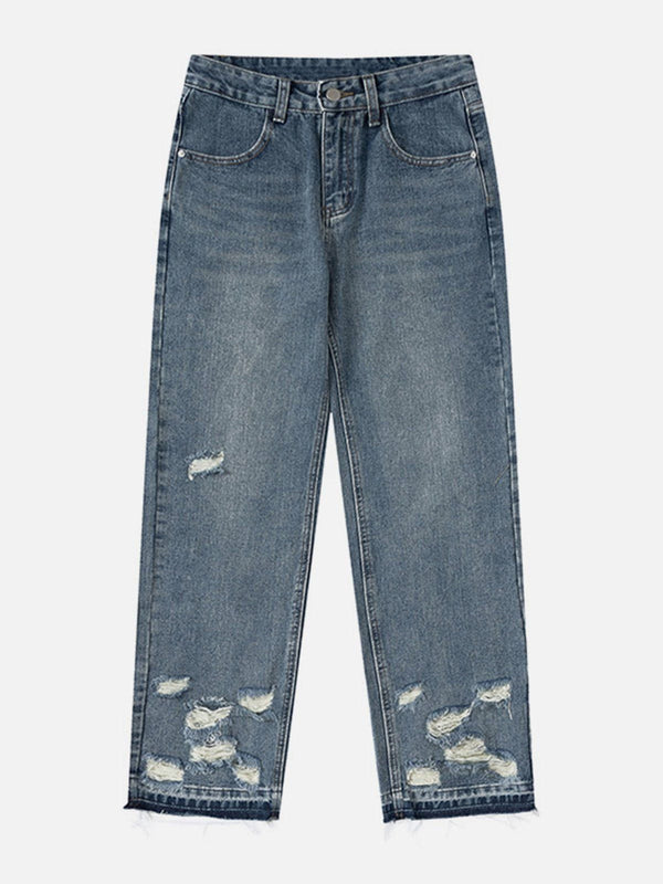 AlanBalen® - Irregularly Broken Holes Jeans AlanBalen