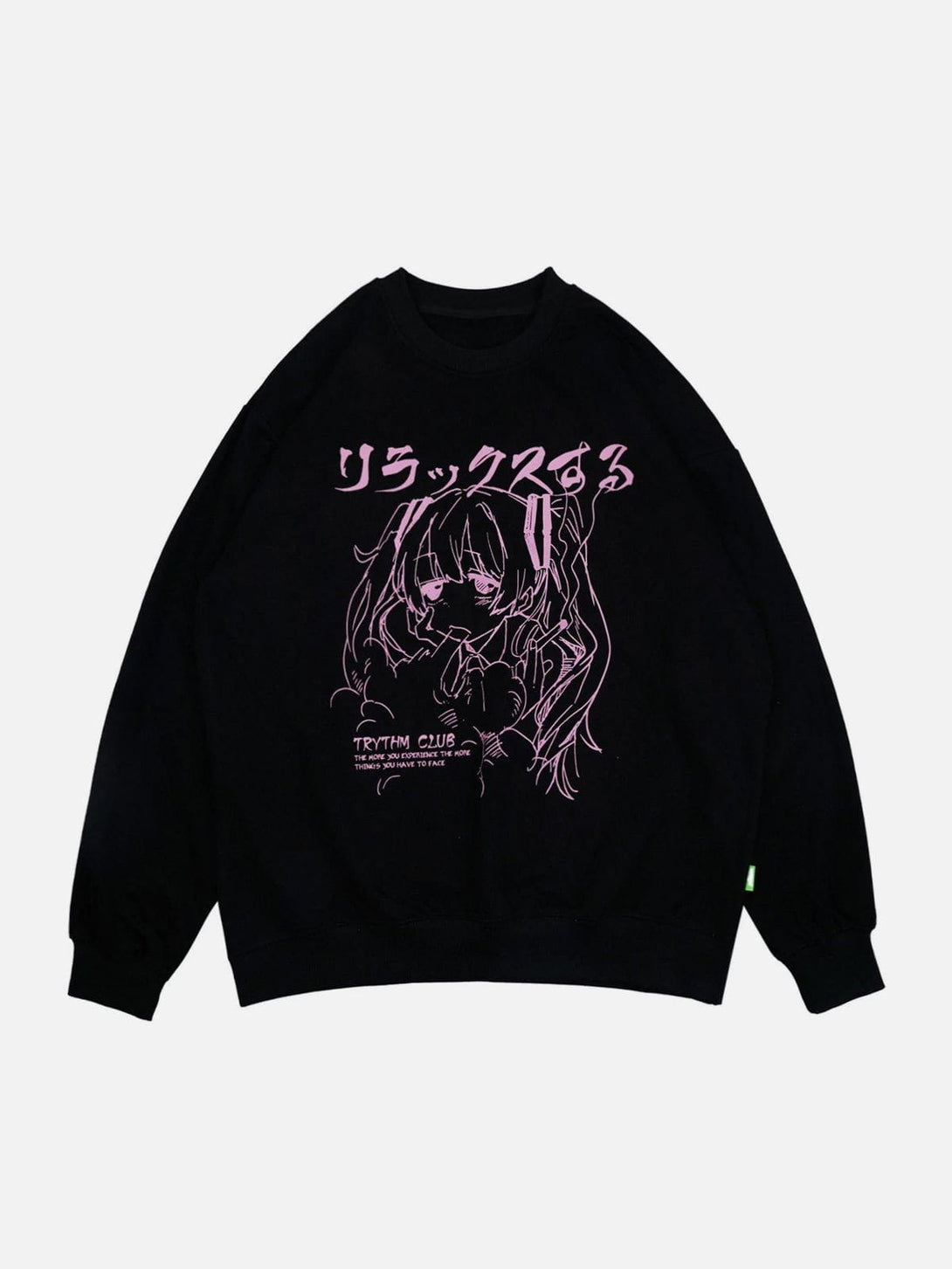 AlanBalen® - Japanese Cartoon Anime Girl Print Sweatshirt AlanBalen