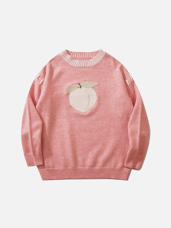 AlanBalen® - Juicy Peach Flocking Sweater AlanBalen