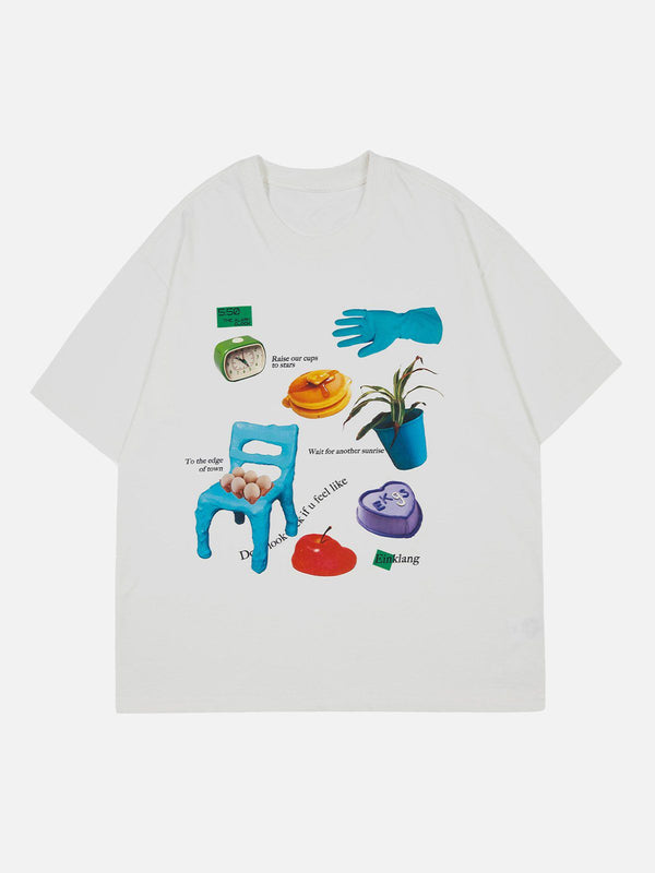 AlanBalen® - Kitchen Ware Print Tee AlanBalen