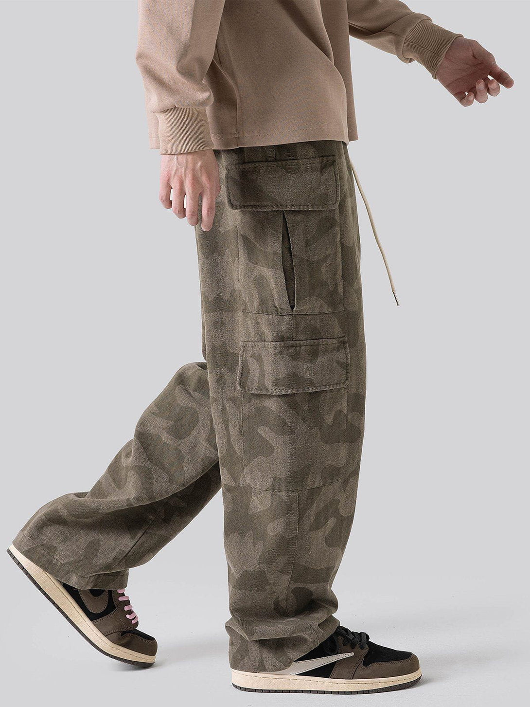 AlanBalen® - Large Multi-Pocket Cargo Pants AlanBalen