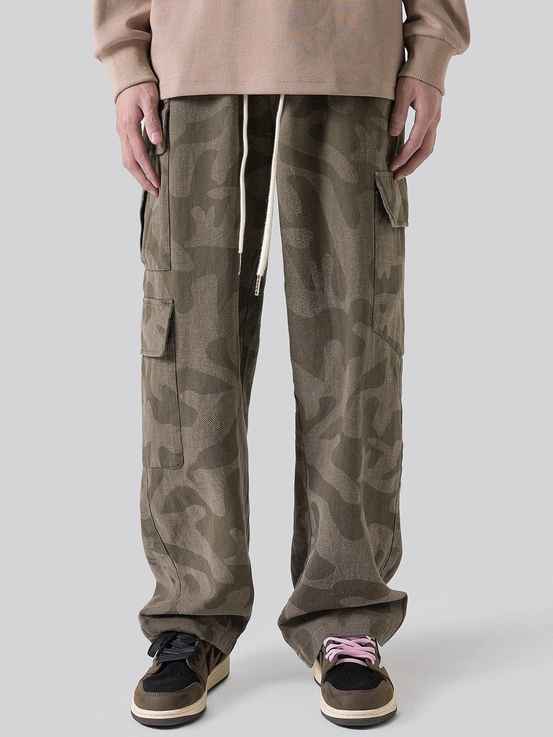 AlanBalen® - Large Multi-Pocket Cargo Pants AlanBalen