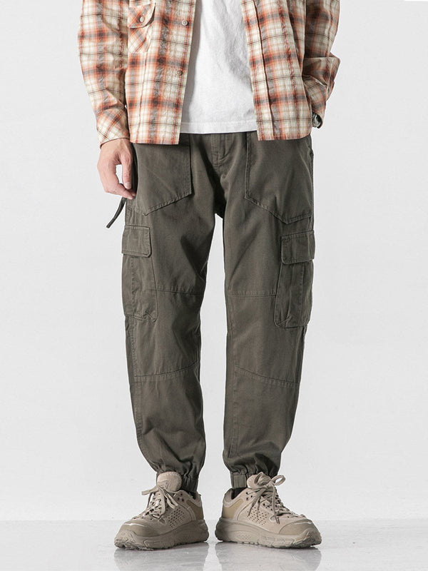 AlanBalen® - Large Multiple Pockets Cargo Pants AlanBalen