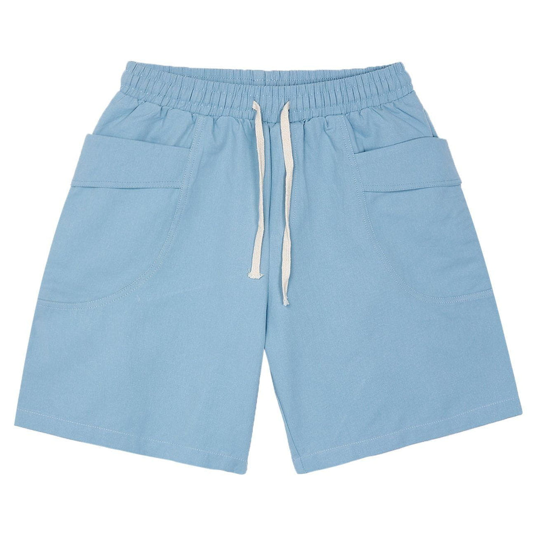 AlanBalen® - Large Pocket Design Drawstring Shorts AlanBalen