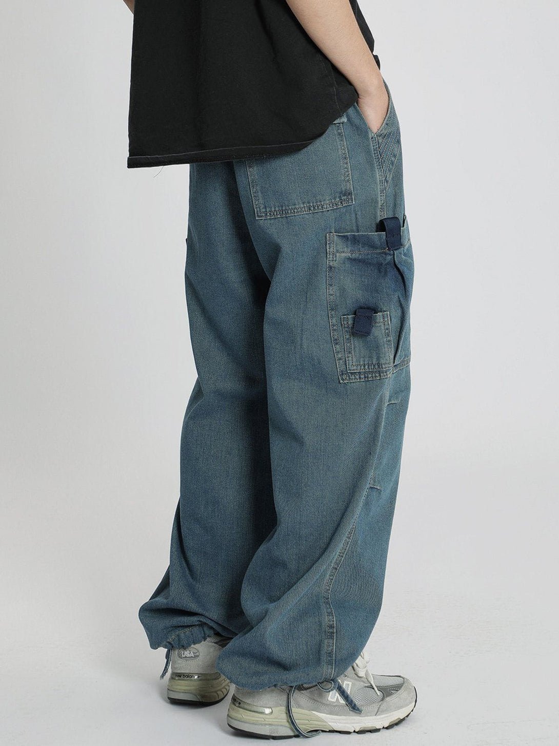 AlanBalen® - Large Pocket Jeans AlanBalen