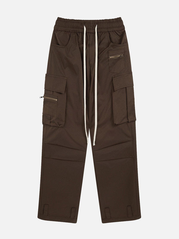 AlanBalen® - Large Pocket Pleated Cargo Pants AlanBalen