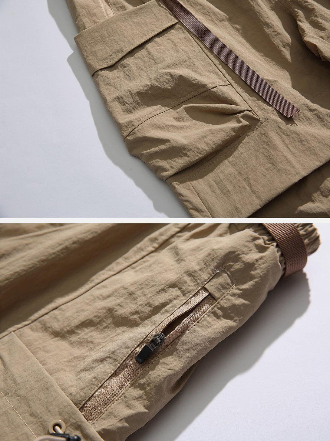 AlanBalen® - Large Pockets Pleated Cargo Pants AlanBalen