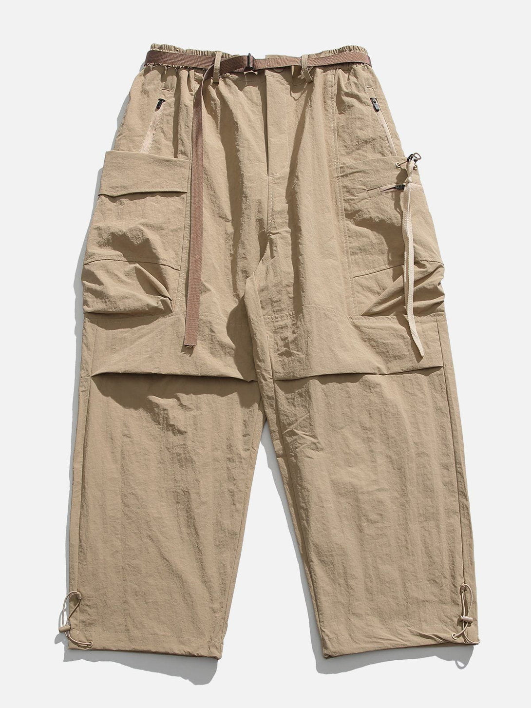 AlanBalen® - Large Pockets Pleated Cargo Pants AlanBalen