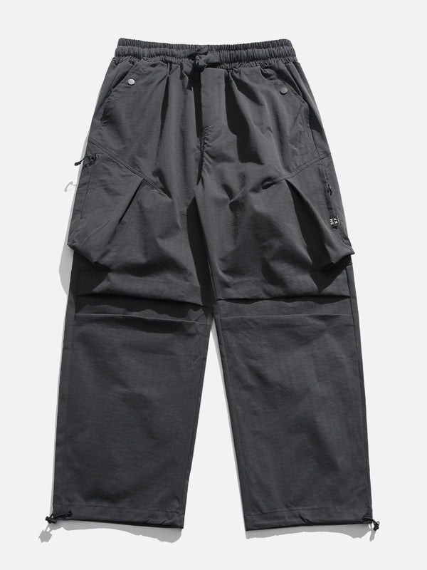 AlanBalen® - Large Pockets Pleats Design Cargo Pants AlanBalen