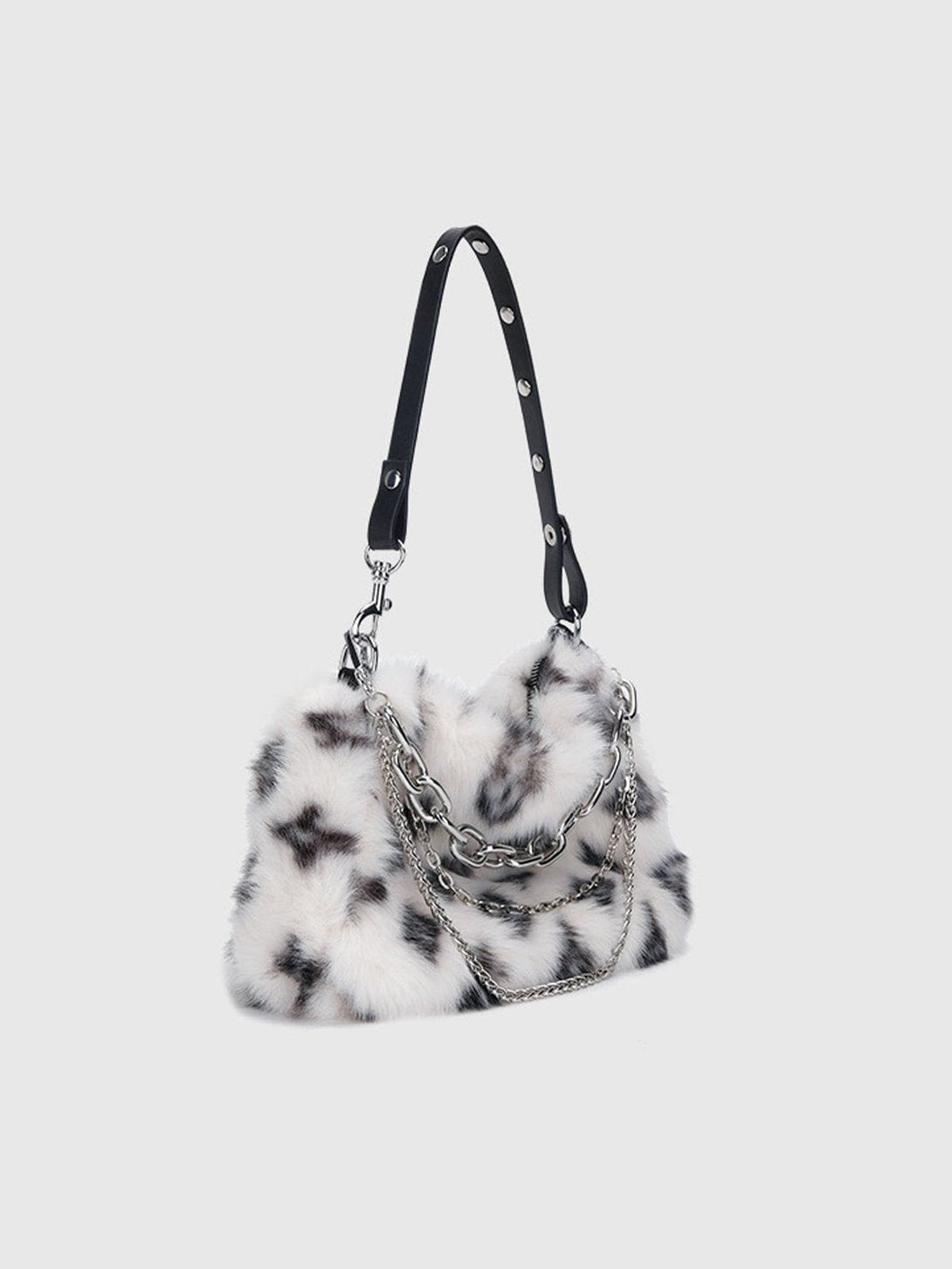 AlanBalen® - Leopard Fleece Chain Bag AlanBalen