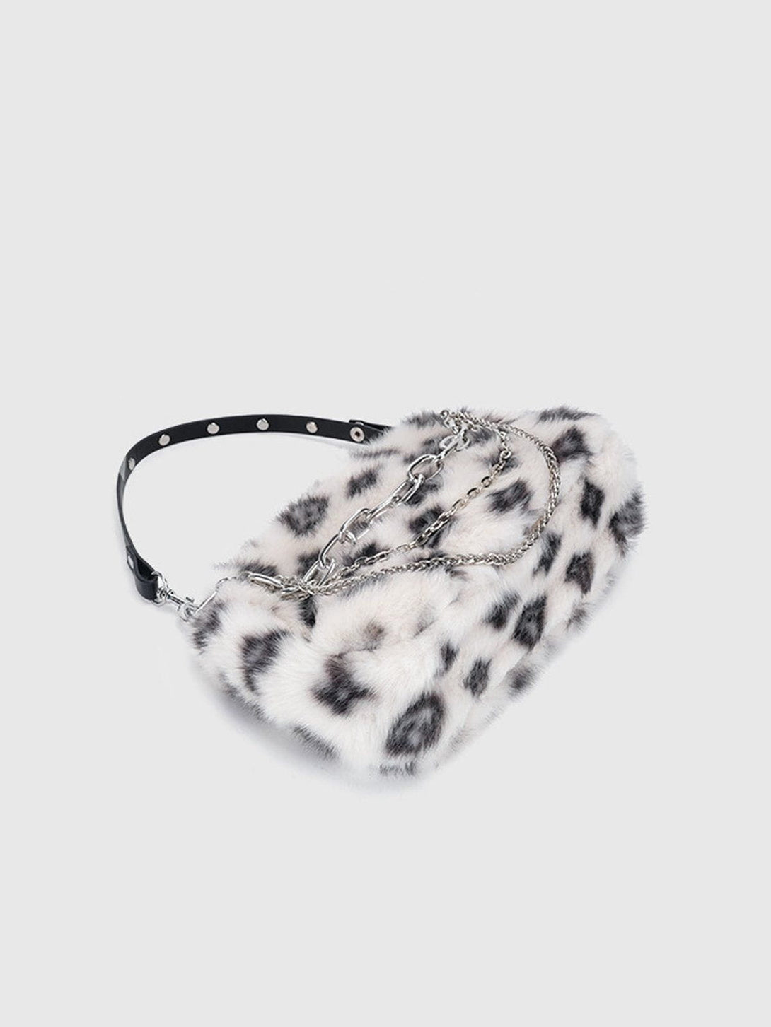 AlanBalen® - Leopard Fleece Chain Bag AlanBalen