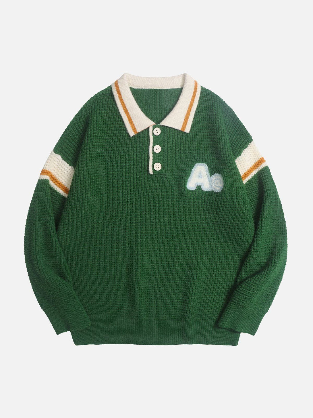 AlanBalen® - Letter A Polo Sweater AlanBalen