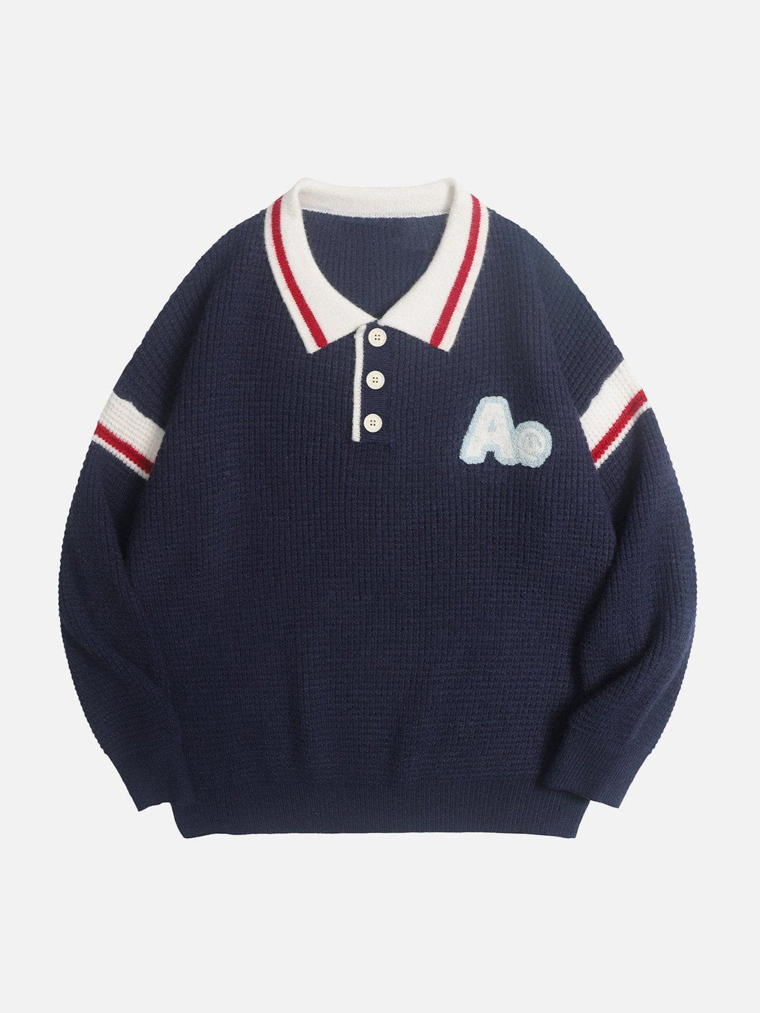 AlanBalen® - Letter A Polo Sweater AlanBalen