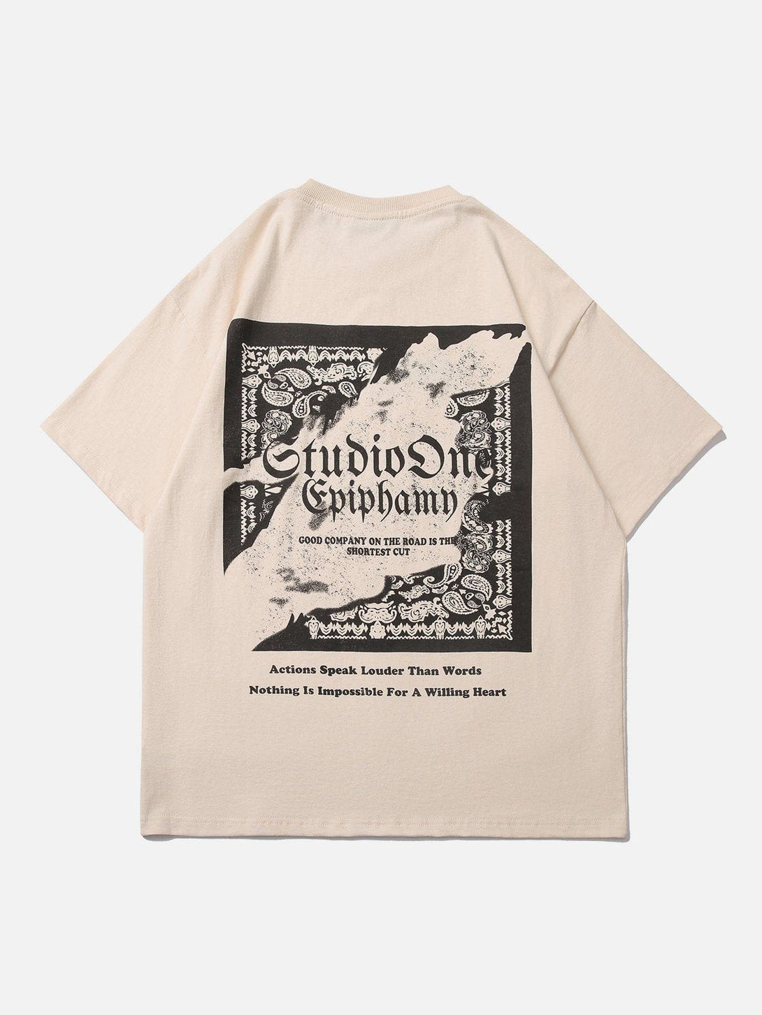 AlanBalen® - Letter Bandana Print Tee AlanBalen