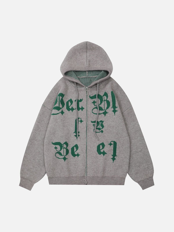 AlanBalen® - Letter Embroidery Hoodie AlanBalen