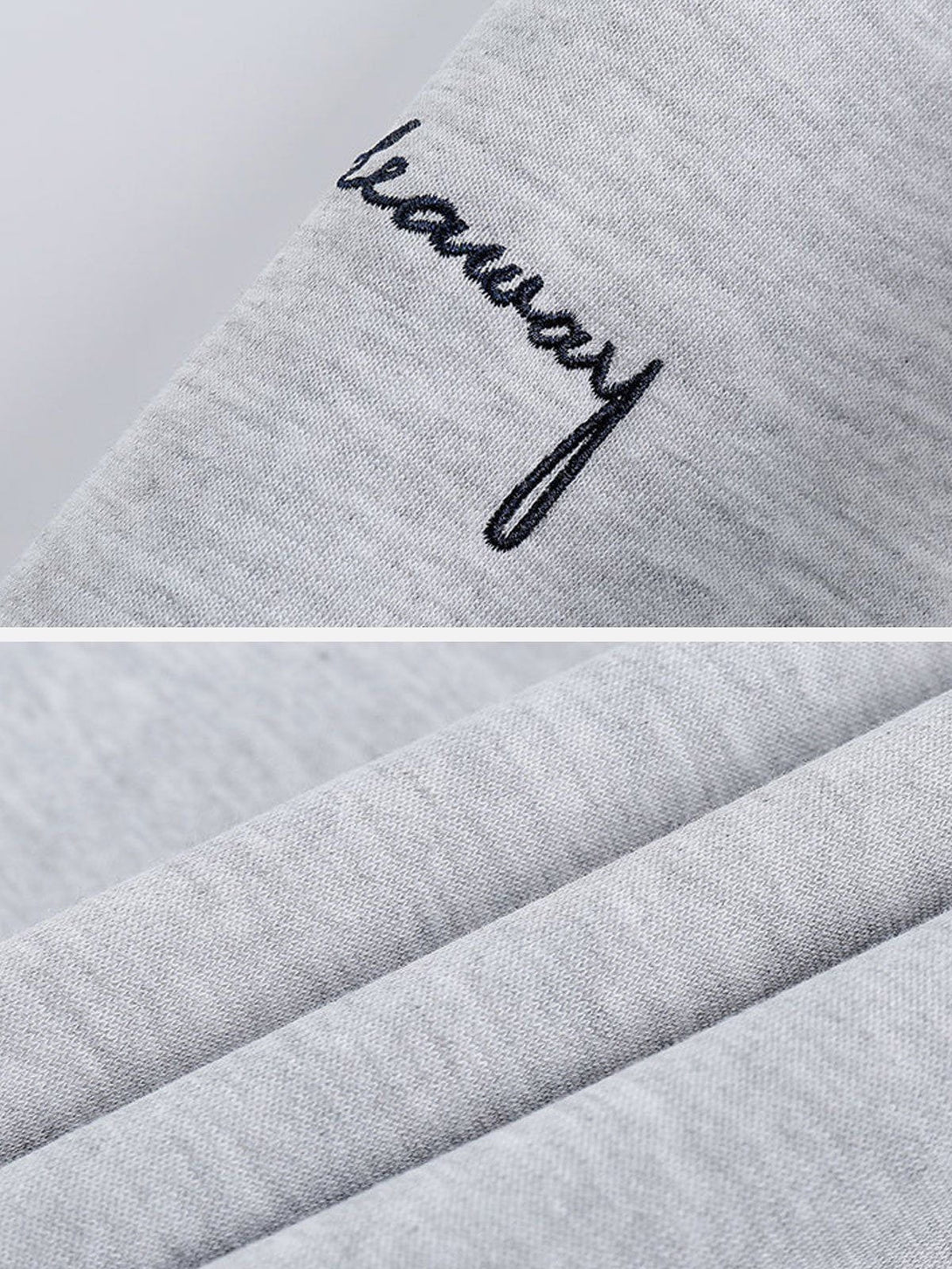 AlanBalen® - Letter Embroidery Loose Hoodie AlanBalen