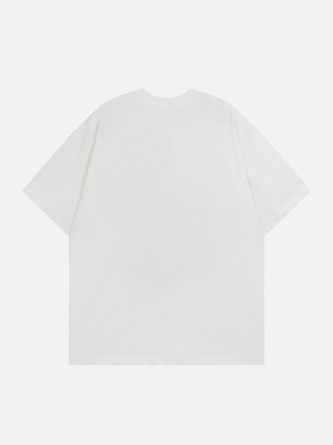 AlanBalen® - Letter Embroidery Solid Color Tee AlanBalen