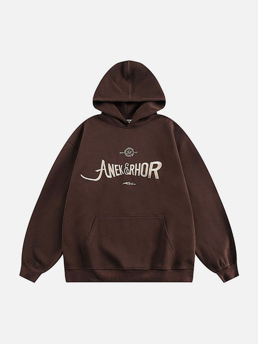 AlanBalen® - Letter Embroidery Solid Hoodie AlanBalen