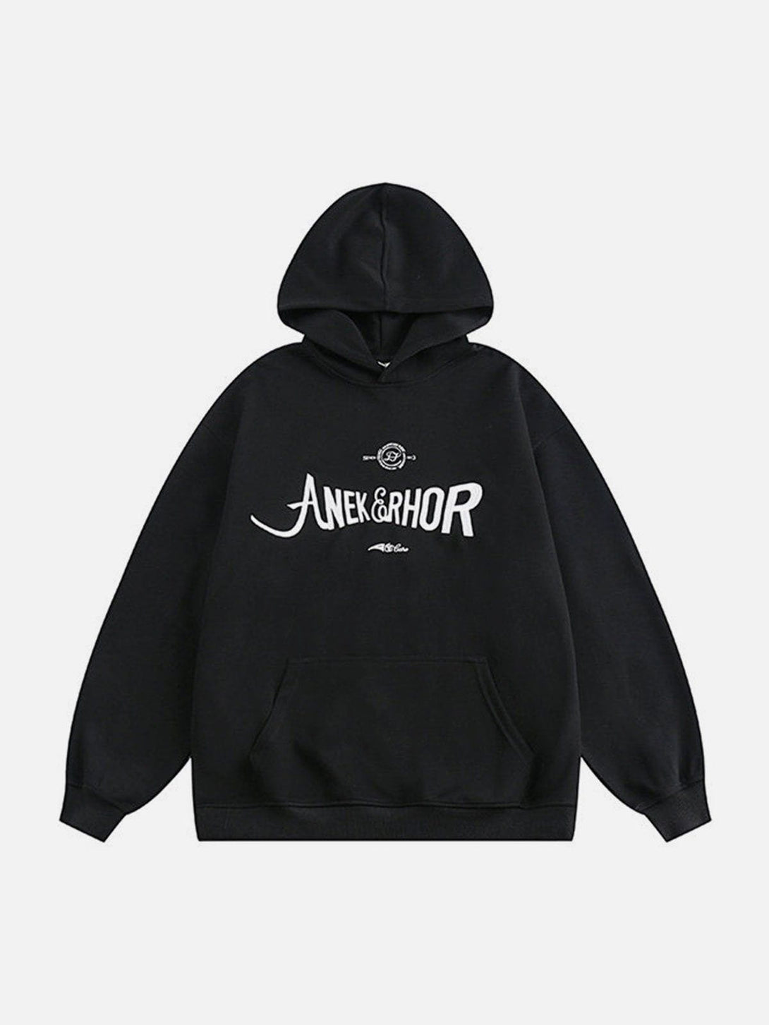 AlanBalen® - Letter Embroidery Solid Hoodie AlanBalen