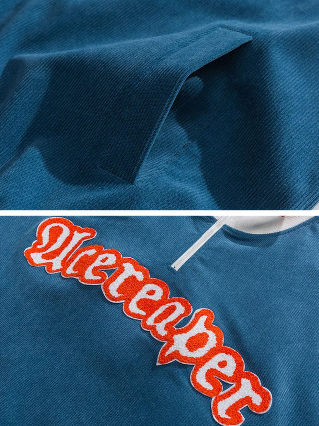 AlanBalen® - Letter Embroidery Sweatshirt AlanBalen