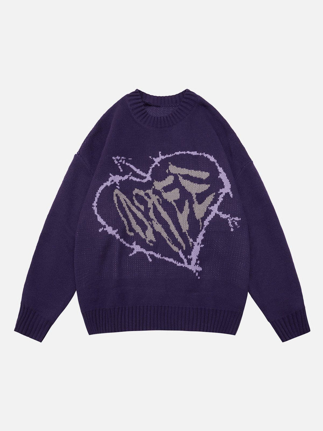 AlanBalen® - Letter Heart Pattern Sweater AlanBalen