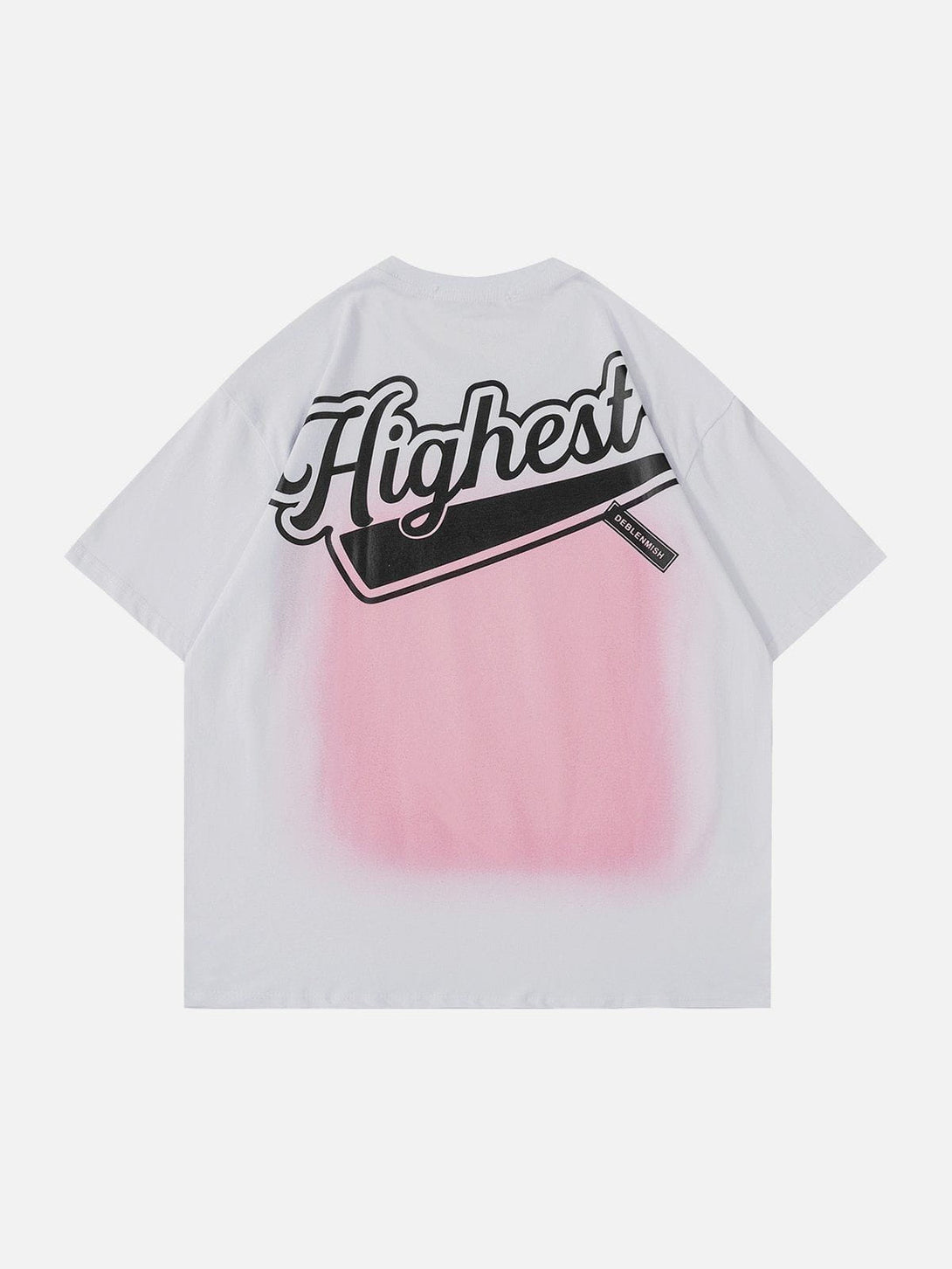 AlanBalen® - Letter Print Gradient Tee AlanBalen