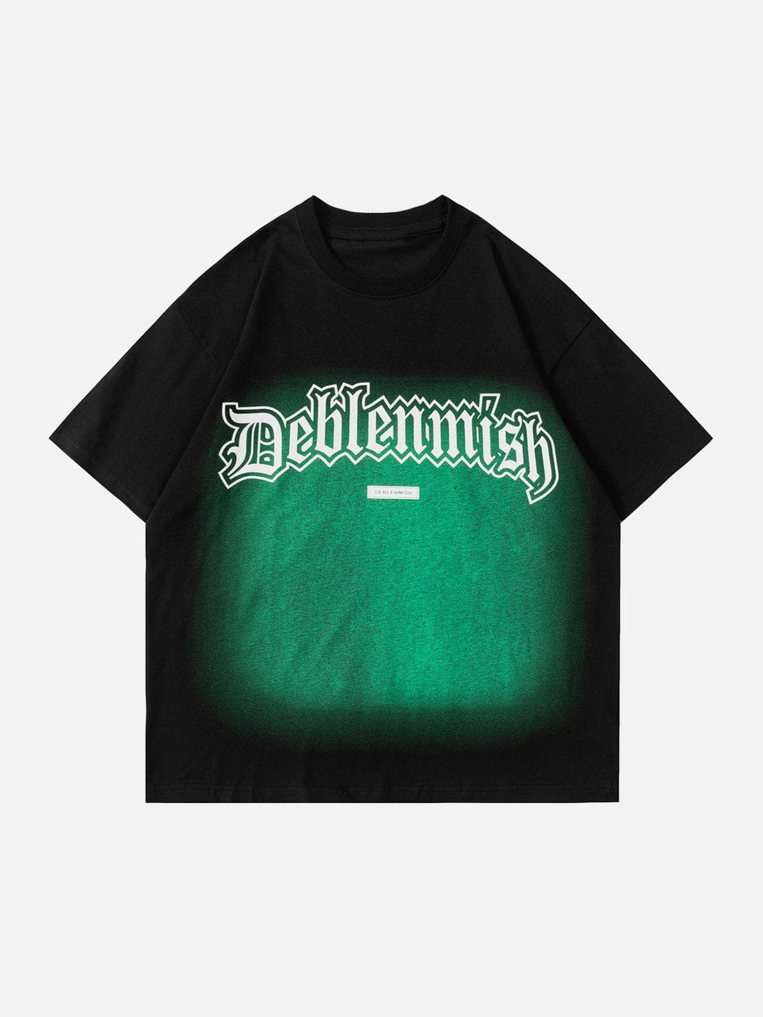 AlanBalen® - Letter Print Gradient Tee AlanBalen