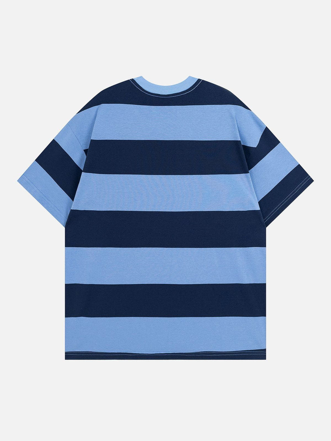 AlanBalen® - Letter Print Stripe Tee AlanBalen