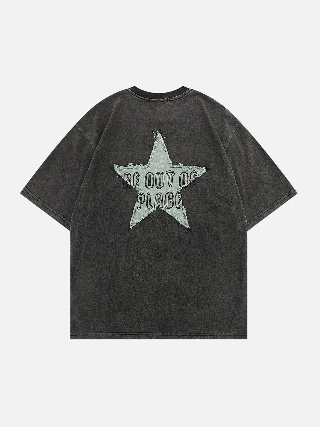 AlanBalen® - Letter Star Patchwork Tee AlanBalen