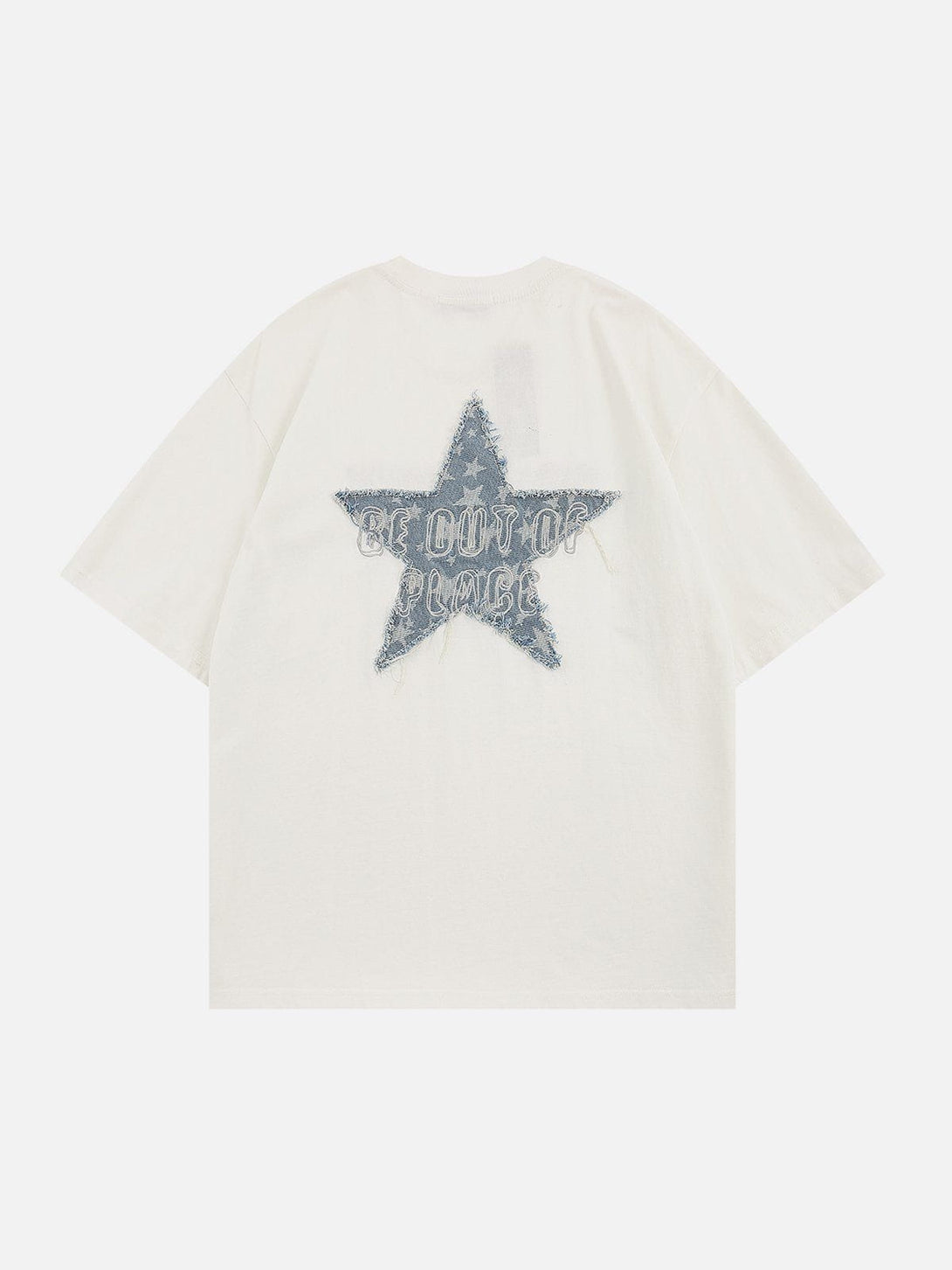 AlanBalen® - Letter Star Patchwork Tee AlanBalen