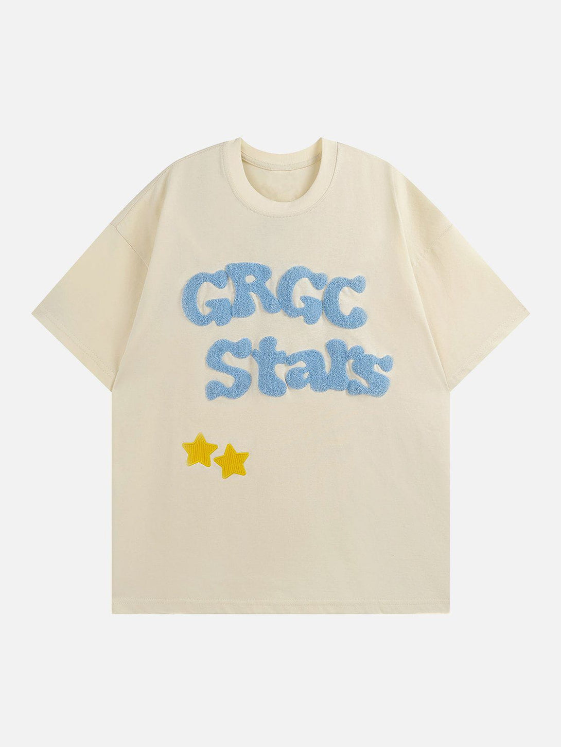 AlanBalen® - Lettered Star Embroidery Tee AlanBalen