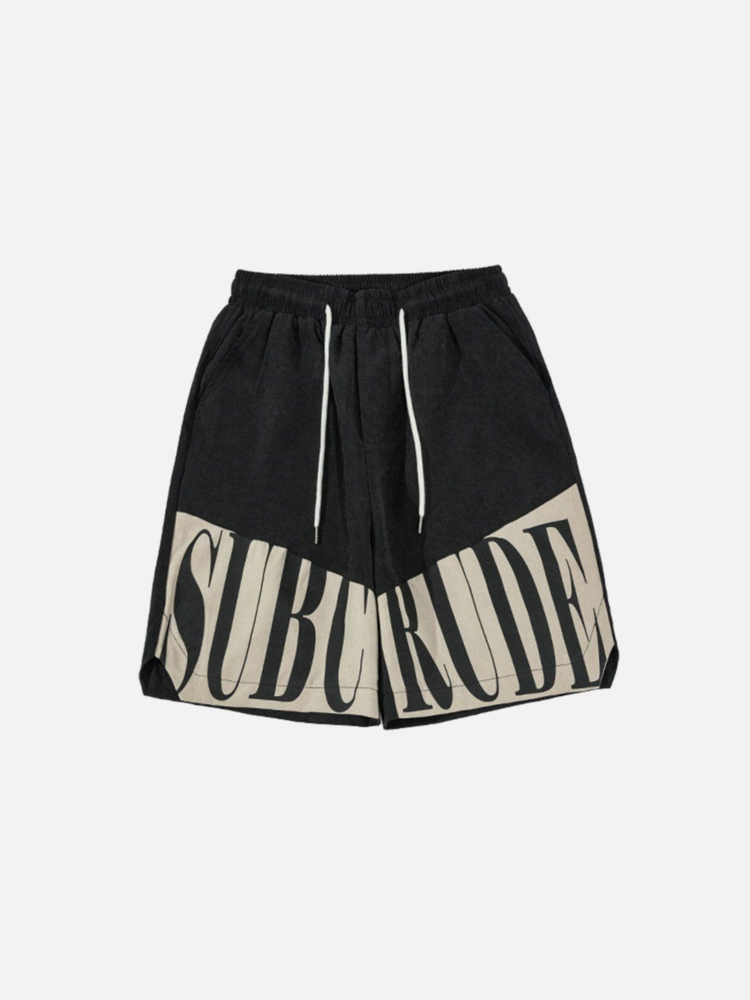 AlanBalen® - Letters Patchwork Shorts AlanBalen