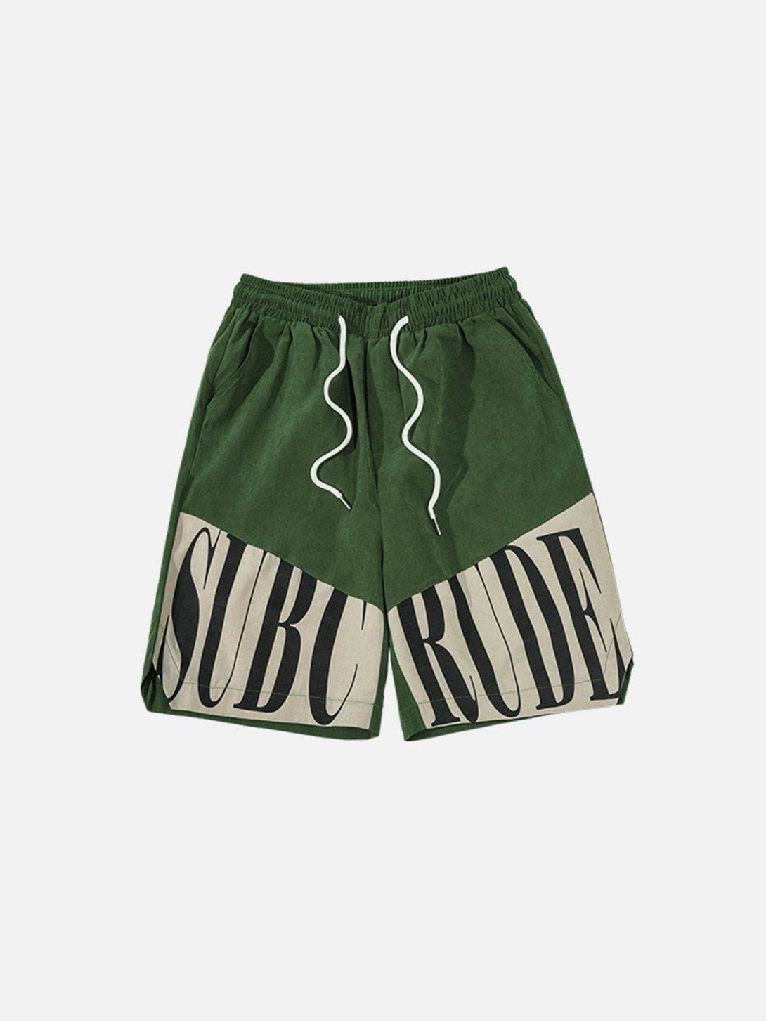 AlanBalen® - Letters Patchwork Shorts AlanBalen