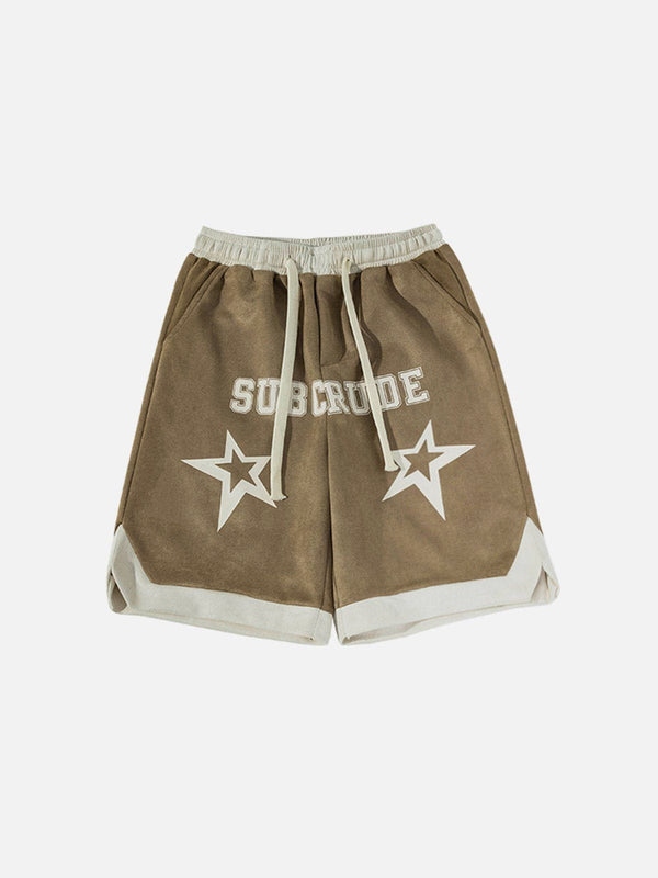 AlanBalen® - Letters Star Shorts AlanBalen