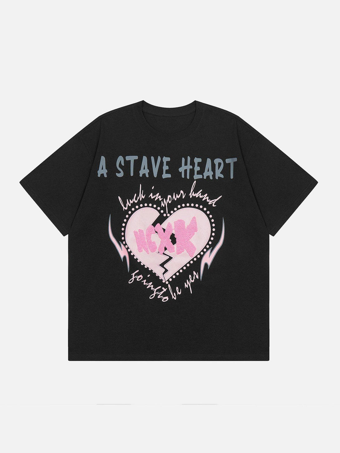 AlanBalen® - Lightning Heart Print Tee AlanBalen