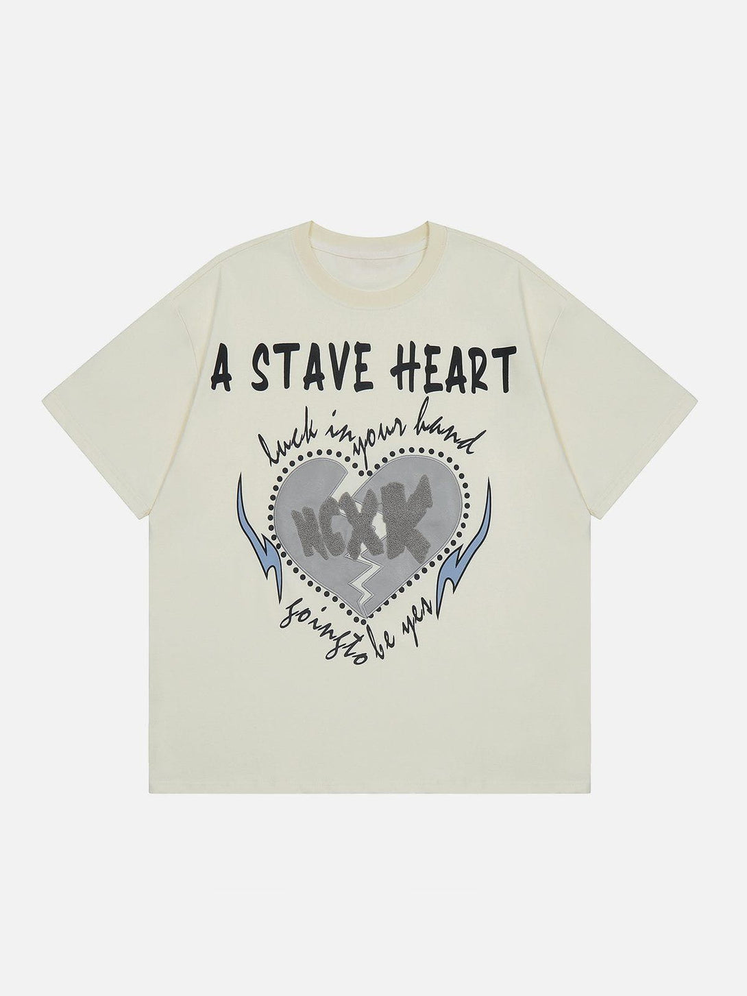 AlanBalen® - Lightning Heart Print Tee AlanBalen